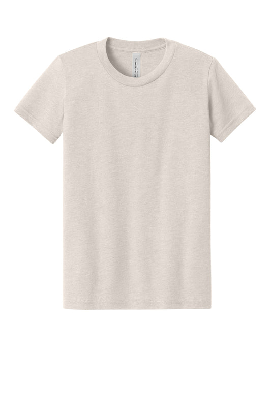 BELLA+CANVAS Youth Heather CVC Tee. BC3001YCVC (Choose Your Design)