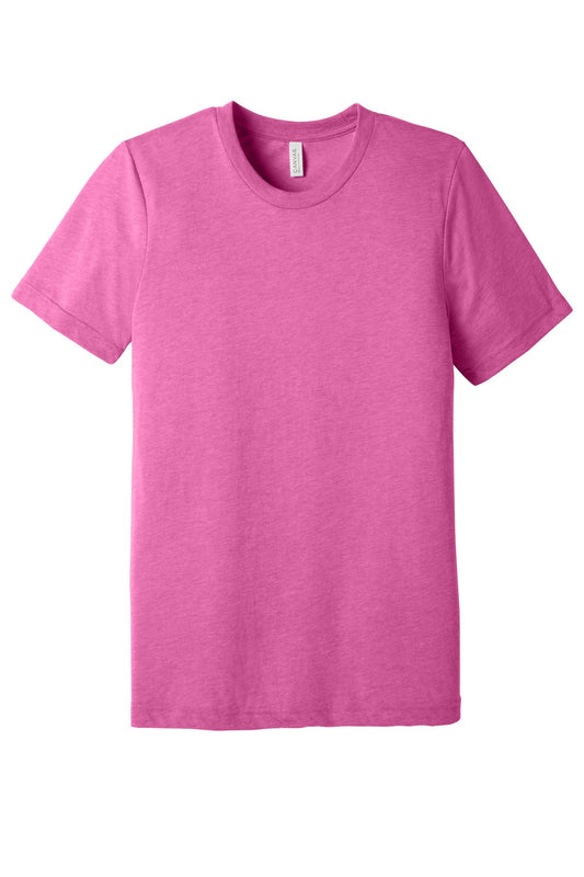 BELLA+CANVAS Unisex Triblend Short Sleeve Tee. BC3413 (Choose Your Logo)