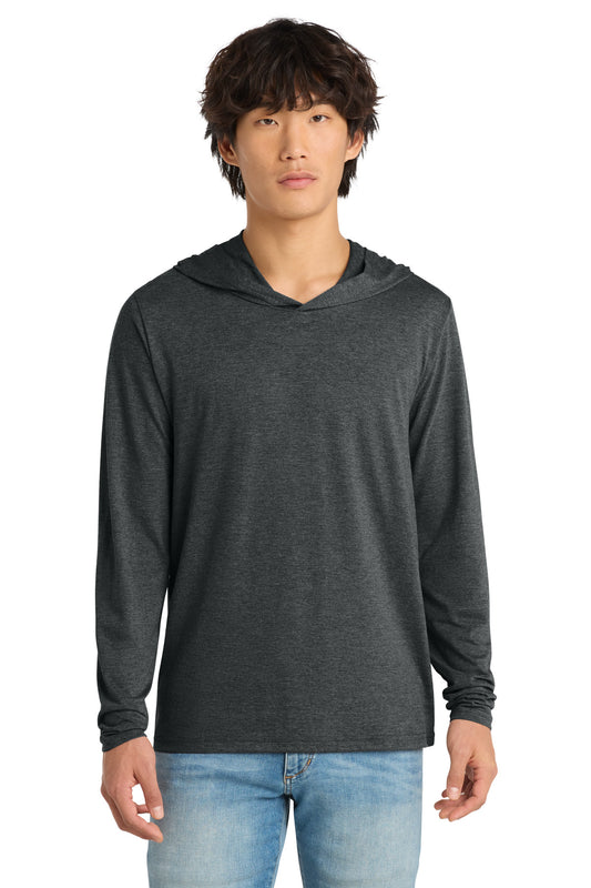District Perfect Tri Long Sleeve Hoodie. DM139 (Choose Your Design)
