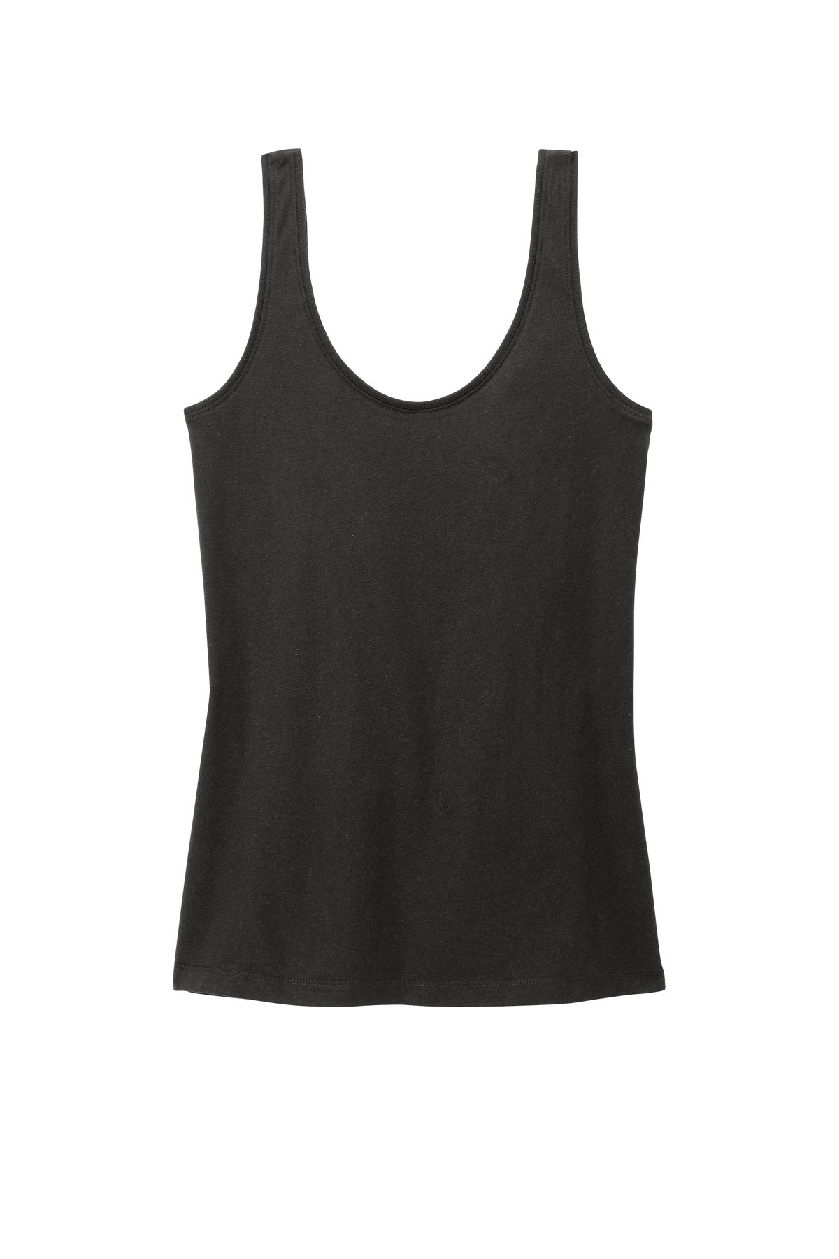 District Women's Perfect Blend CVC V-Neck Tank. DT154 (Choose Your Design)
