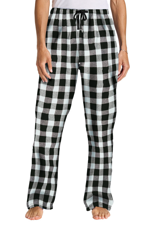 District Women's Flannel Plaid Pant. DT2800 (Choose Your Design)