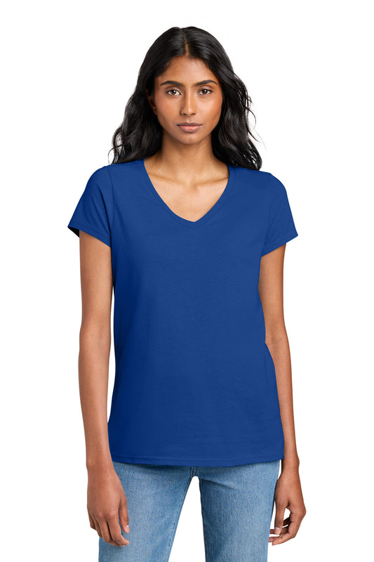 District Women's The Concert Tee V-Neck. DT5002 (Choose Your Design)