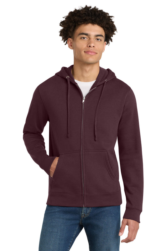 District V.I.T.Fleece Full-Zip Hoodie. DT6102 (Choose Your Design)