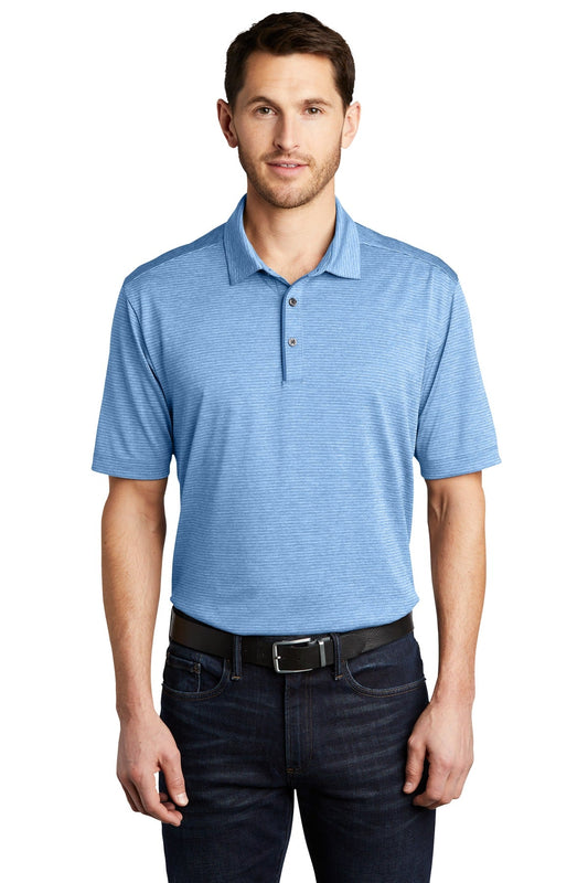 Port Authority Shadow Stripe Polo. K585 (Choose Your Design)