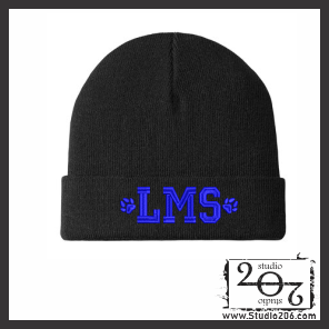 Knit Cuff Beanie - LMS (Embroidered) C939