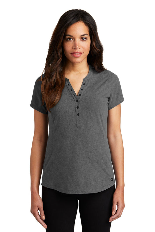 OGIO Ladies Tread Henley. LOG136 (Choose Your Design)
