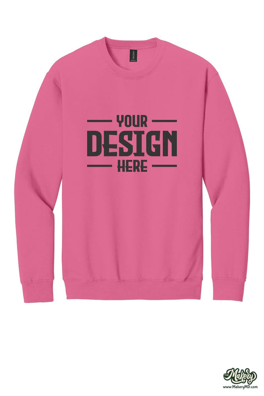 Softstyle Crewneck Sweatshirt. SF000 (Choose Your Design)