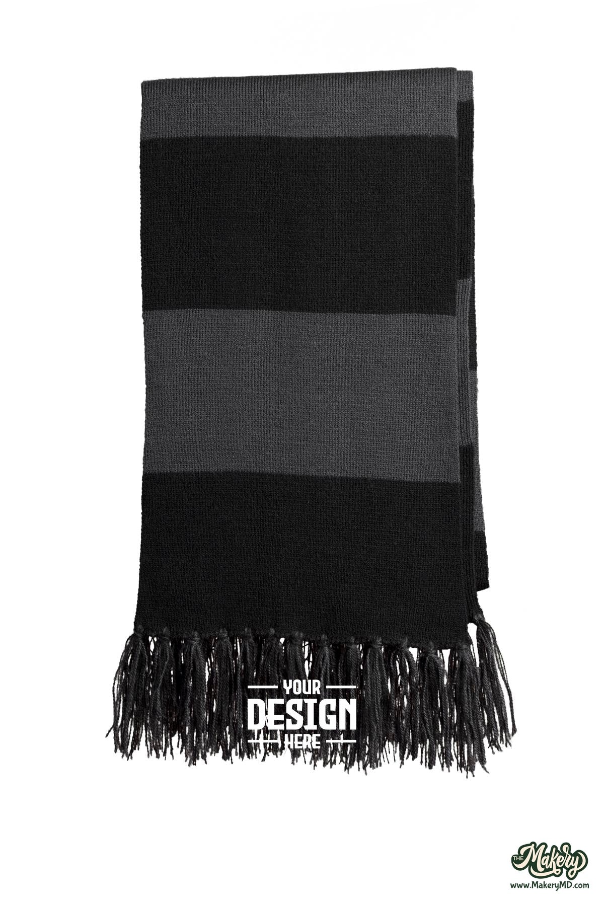 Sport-Tek Spectator Scarf. STA02 (Choose Your Design)