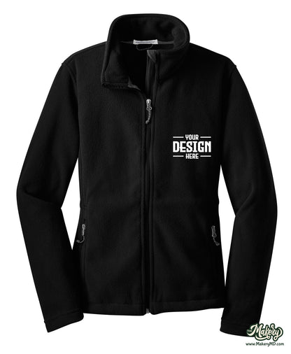 Ladies Value Fleece Jacket. L217 (Choose Your Design)