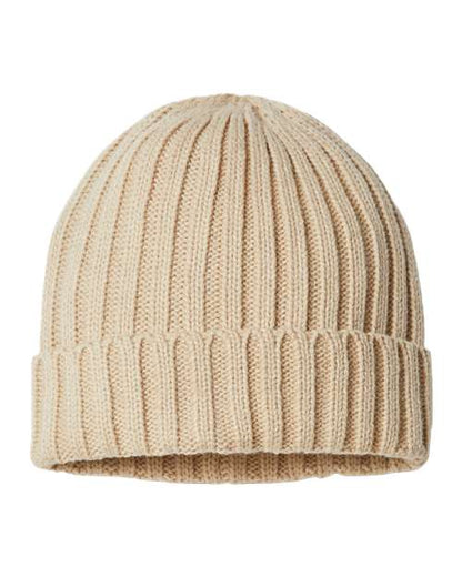 Sustainable Cable Knit Cuffed Beanie