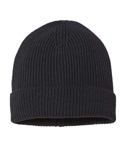 Sustainable Fine Rib Cuffed Beanie