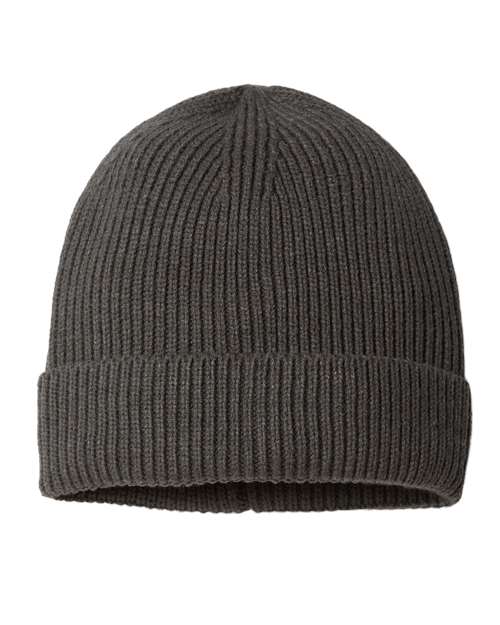 Sustainable Fine Rib Cuffed Beanie