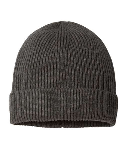 Sustainable Fine Rib Cuffed Beanie