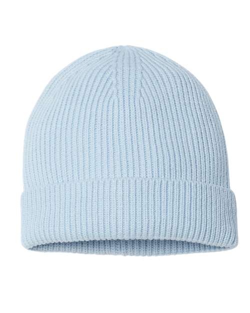 Sustainable Fine Rib Cuffed Beanie
