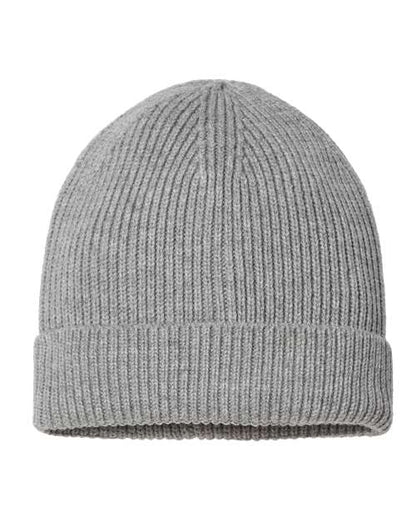 Sustainable Fine Rib Cuffed Beanie