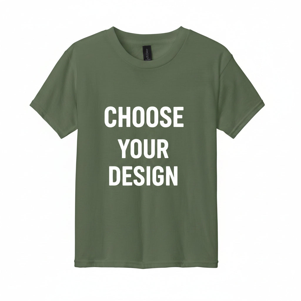 Youth Softstyle Blend Tee 64000BCVC (Choose Your Design)