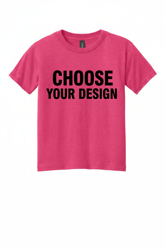Youth Softstyle Blend Tee 64000BCVC (Choose Your Design)