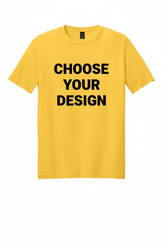 Softstyle T-Shirt. 64000 (Choose Your Design)
