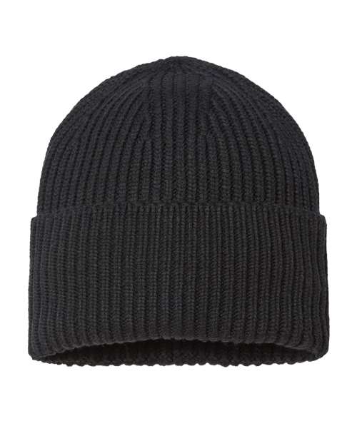 Sustainable Chunky Rib Cuffed Beanie