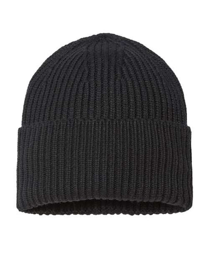 Sustainable Chunky Rib Cuffed Beanie
