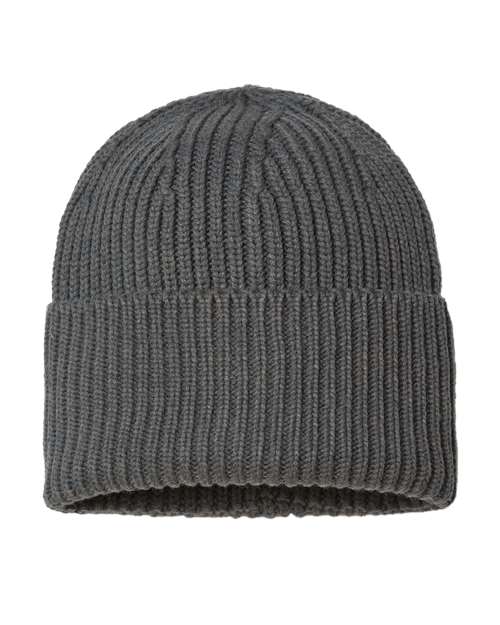 Sustainable Chunky Rib Cuffed Beanie