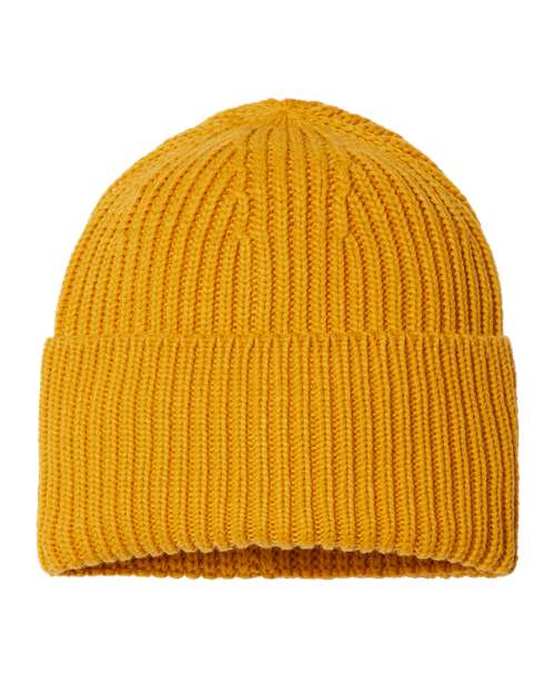 Sustainable Chunky Rib Cuffed Beanie