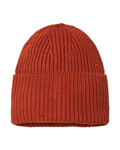 Sustainable Chunky Rib Cuffed Beanie