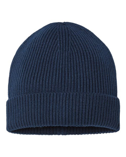 Sustainable Fine Rib Cuffed Beanie