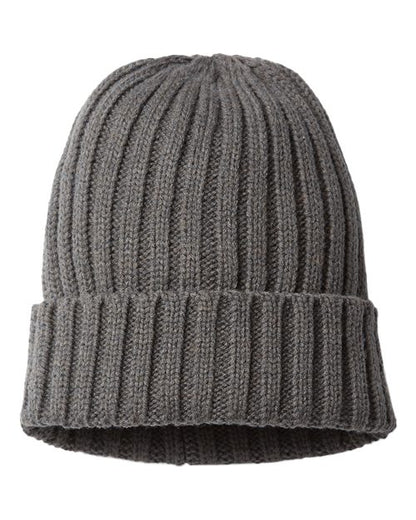Sustainable Cable Knit Cuffed Beanie