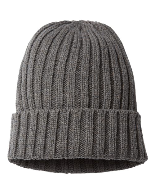 Sustainable Cable Knit Cuffed Beanie