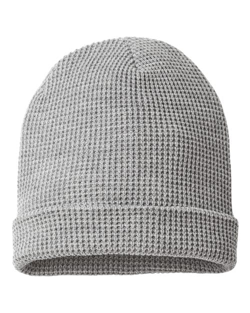 Waffle Cuffed Beanie. 146R (Choose Your Design)