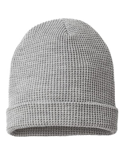 Waffle Cuffed Beanie. 146R (Choose Your Design)
