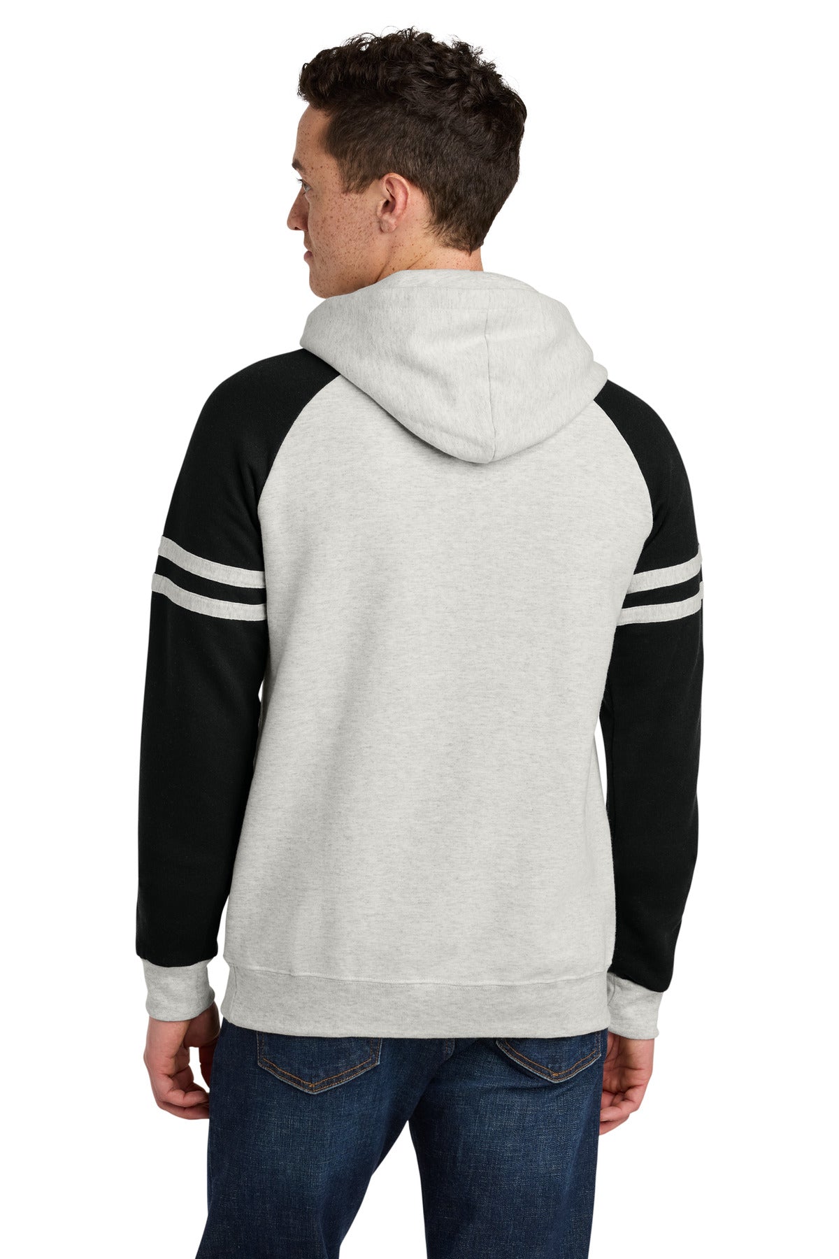 Jerzees Unisex NuBlend Varsity Colorblock Hooded Sweatshirt. 97C (Choose Your Design)