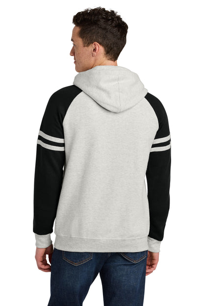 Jerzees Unisex NuBlend Varsity Colorblock Hooded Sweatshirt. 97C (Choose Your Design)