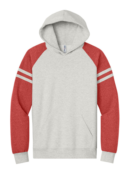 Jerzees Unisex NuBlend Varsity Colorblock Hooded Sweatshirt. 97C (Choose Your Design)
