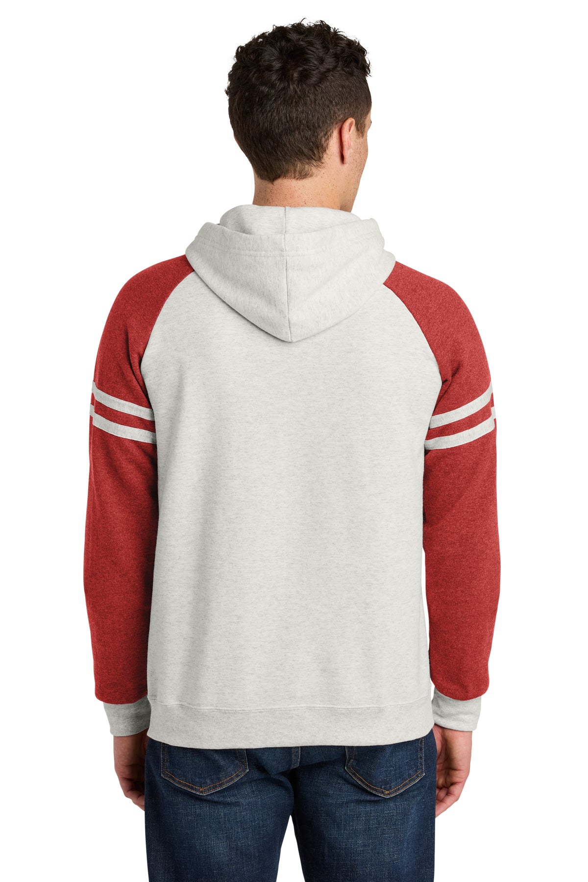 Jerzees Unisex NuBlend Varsity Colorblock Hooded Sweatshirt. 97C (Choose Your Design)