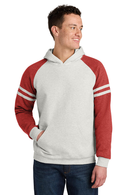Jerzees Unisex NuBlend Varsity Colorblock Hooded Sweatshirt. 97C (Choose Your Design)