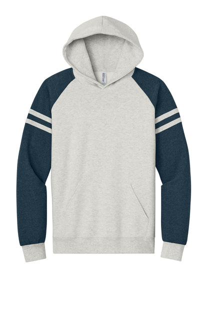 Jerzees Unisex NuBlend Varsity Colorblock Hooded Sweatshirt. 97C (Choose Your Design)