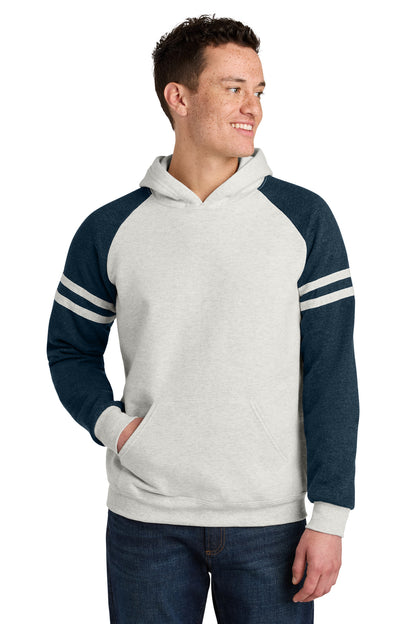 Jerzees Unisex NuBlend Varsity Colorblock Hooded Sweatshirt. 97C (Choose Your Design)
