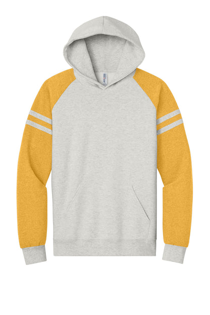 Jerzees Unisex NuBlend Varsity Colorblock Hooded Sweatshirt. 97C (Choose Your Design)