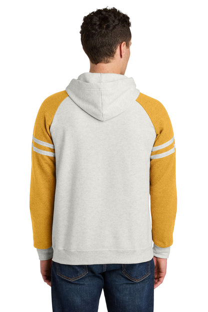 Jerzees Unisex NuBlend Varsity Colorblock Hooded Sweatshirt. 97C (Choose Your Design)