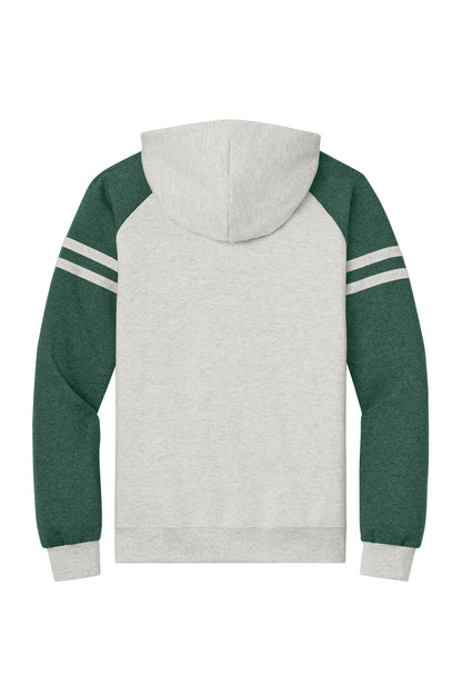 Jerzees Unisex NuBlend Varsity Colorblock Hooded Sweatshirt. 97C (Choose Your Design)