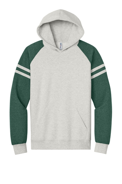 Jerzees Unisex NuBlend Varsity Colorblock Hooded Sweatshirt. 97C (Choose Your Design)
