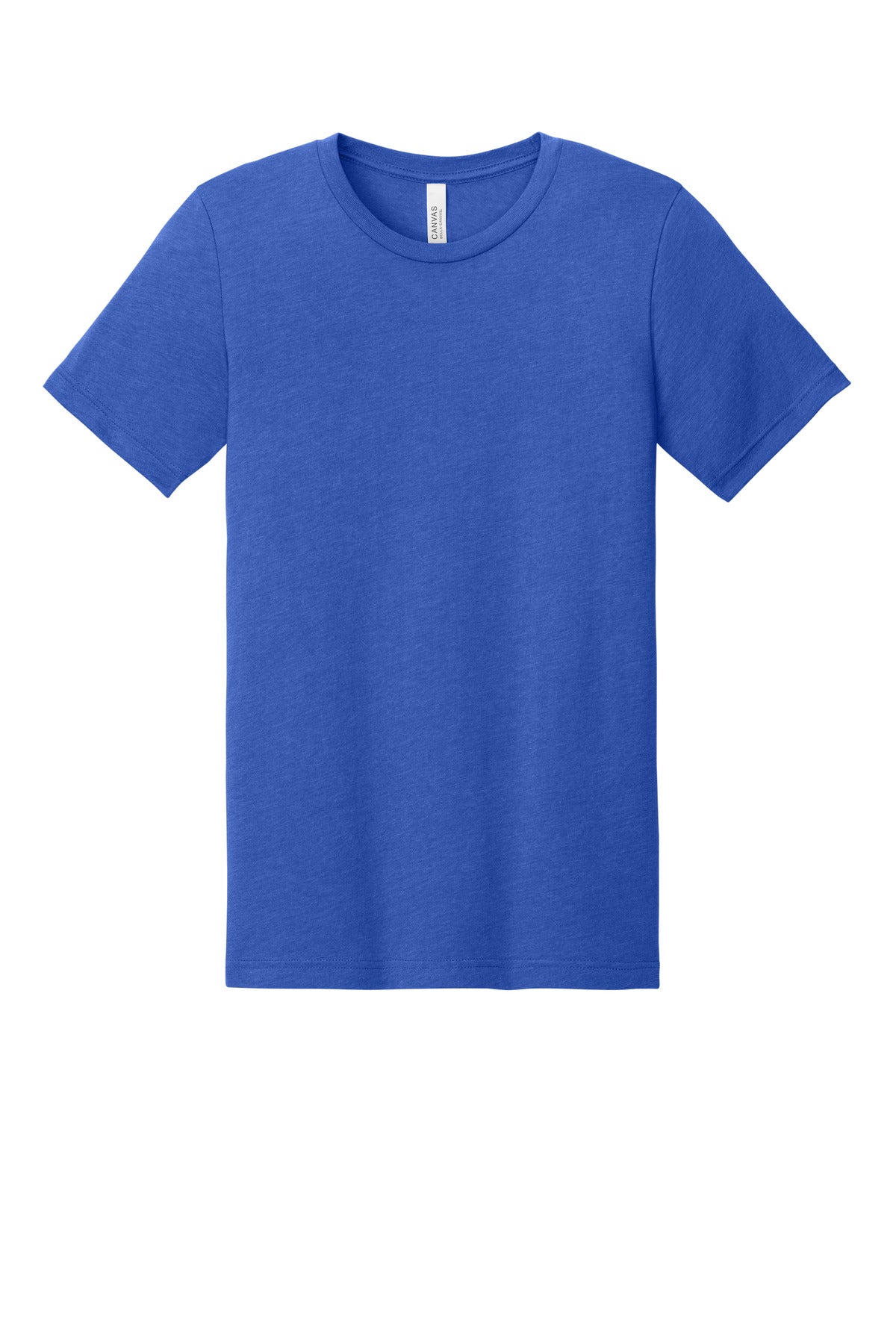 Short Sleeve Ringspun Cotton Tee - Heather True Royal
