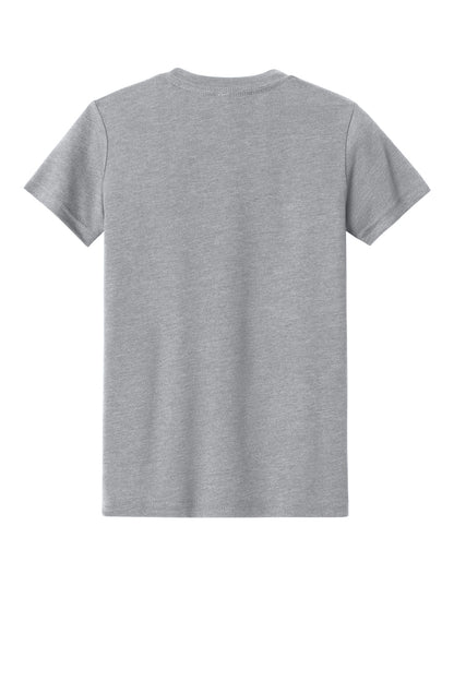BELLA+CANVAS Youth Heather CVC Tee. BC3001YCVC (Choose Your Design)