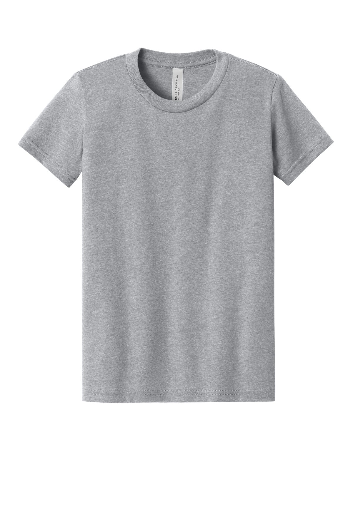 Short Sleeve Ringspun Cotton Tee Youth - Athletic Heather