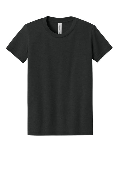 BELLA+CANVAS Youth Heather CVC Tee. BC3001YCVC (Choose Your Design)