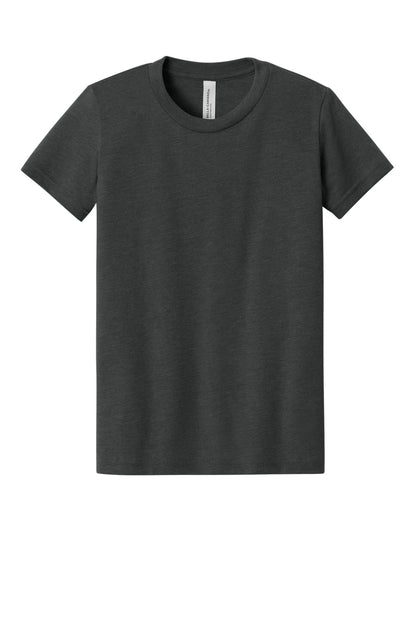 BELLA+CANVAS Youth Heather CVC Tee. BC3001YCVC (Choose Your Design)