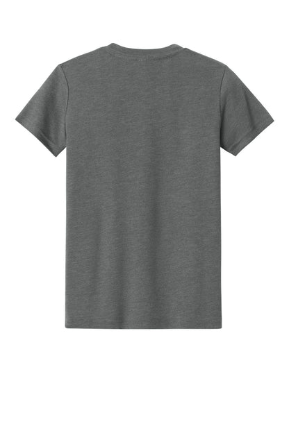 BELLA+CANVAS Youth Heather CVC Tee. BC3001YCVC (Choose Your Design)