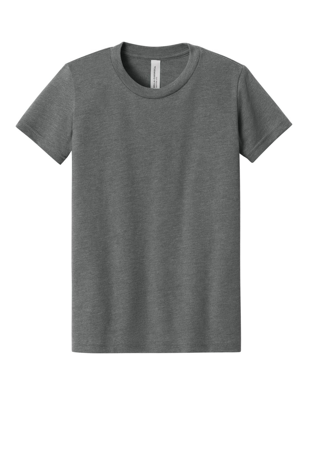 BELLA+CANVAS Youth Heather CVC Tee. BC3001YCVC (Choose Your Design)